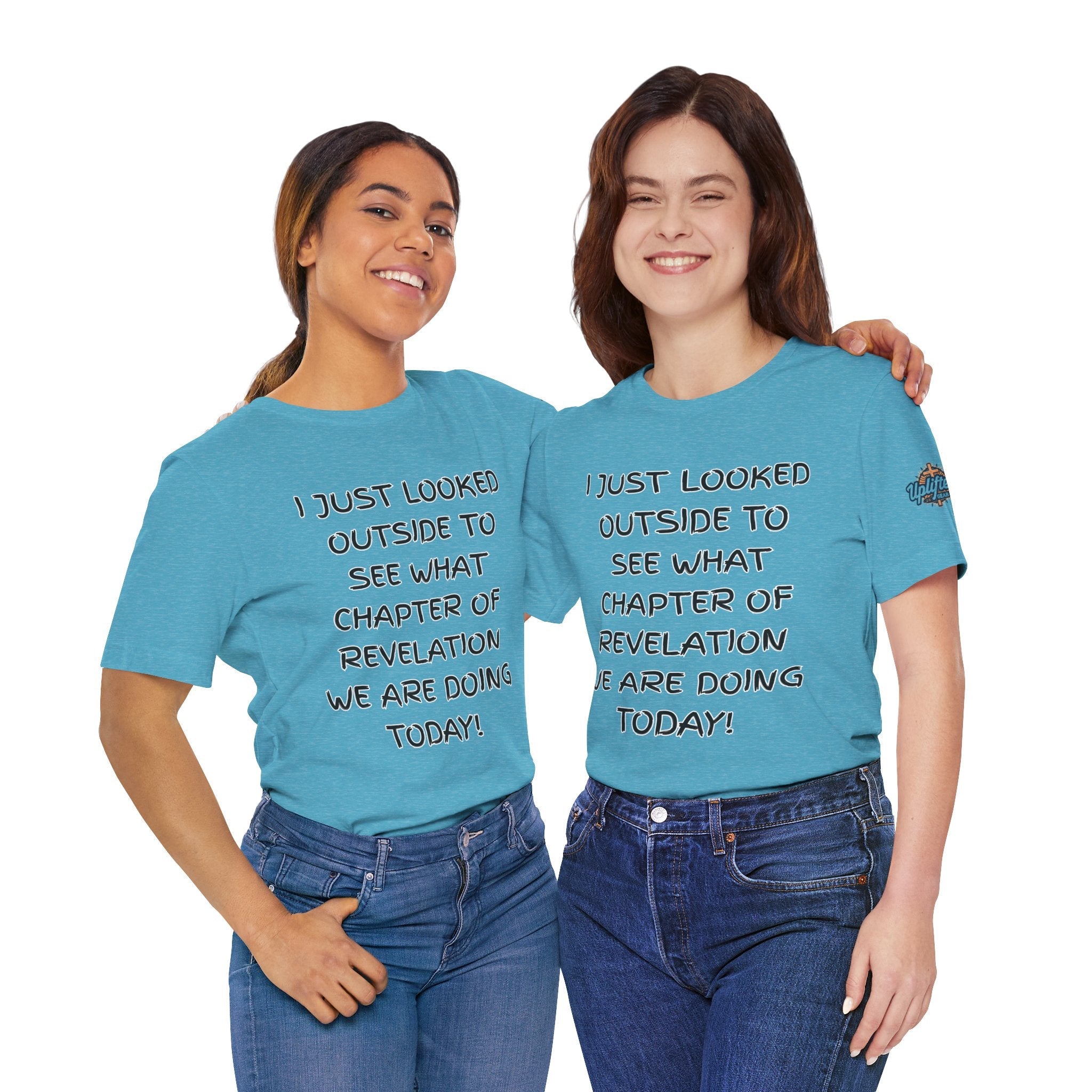 What Chapter of Revelation T-shirt – I Looked Outside My Window Christian T-shirt for End Times Humor & Faith Printify