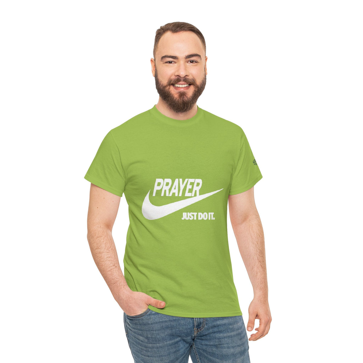 Prayer Just Do It T-shirt - Funny Christian Nike Parody T-shirt - Faith Gear Printify