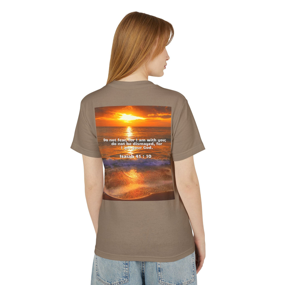 Bible Verse Tee - Isaiah 41:10 Unisex Shirt Printify