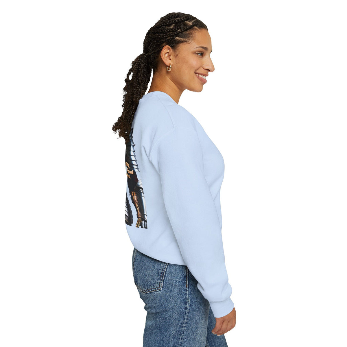 Religious Graphic Armor Of God Design - Unisex Heavy Blend™ Crewneck Sweatshirt Printify