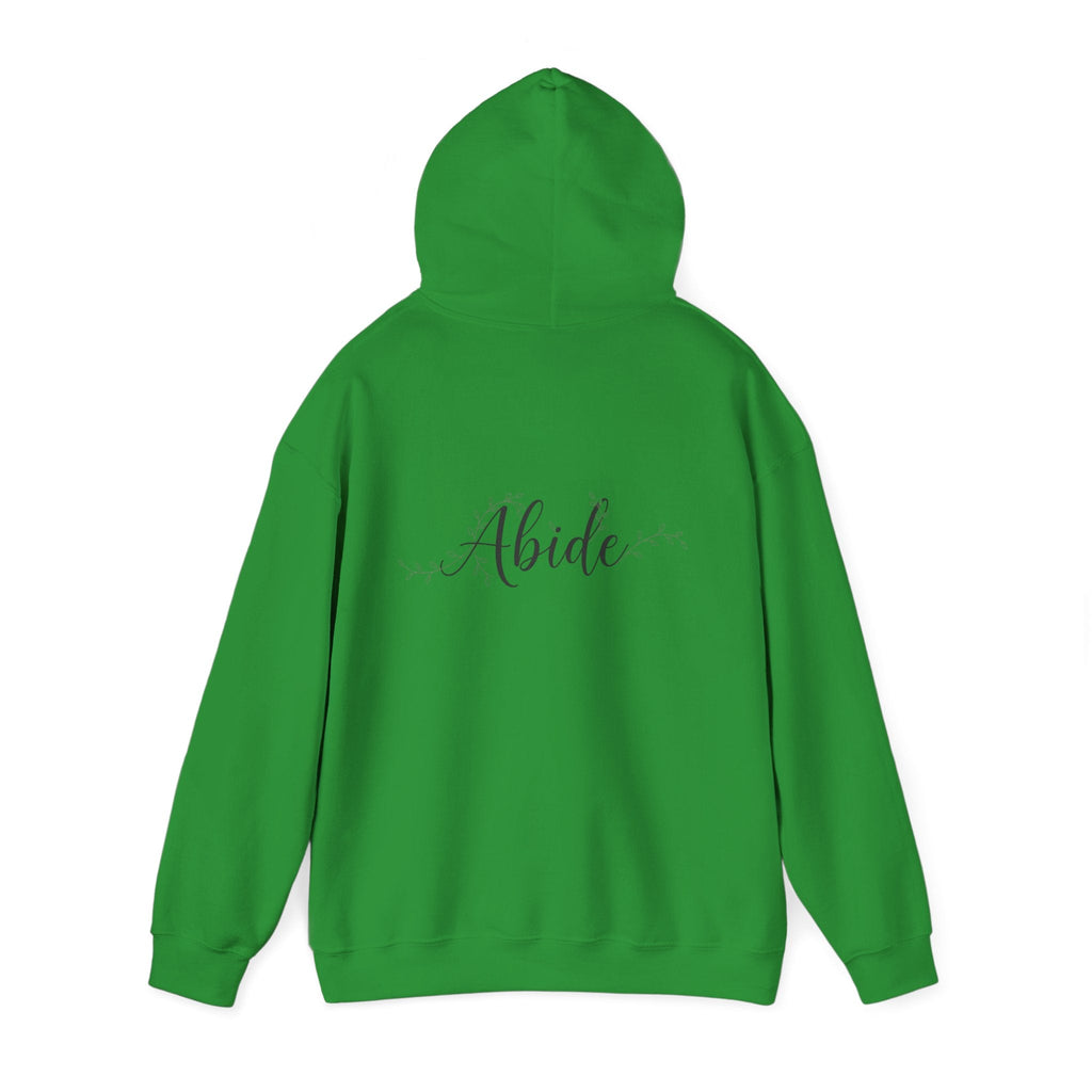Abide Hoodie – Vine Wrapped John 15:5 Christian Hoodie for Cozy Devotion Printify