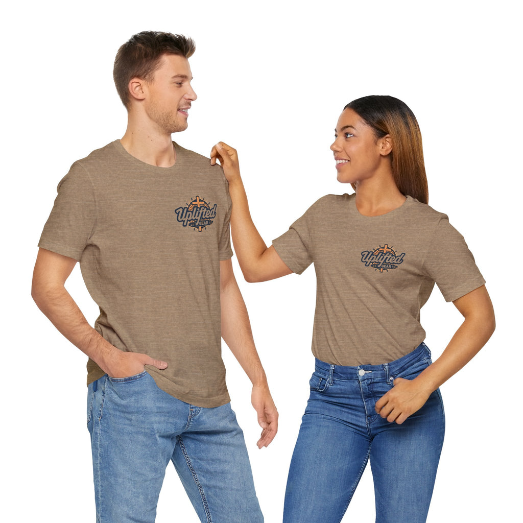 Religious Graphic Tee with Armor Of God Design Unisex Jersey Short Sleeve Tee Printify