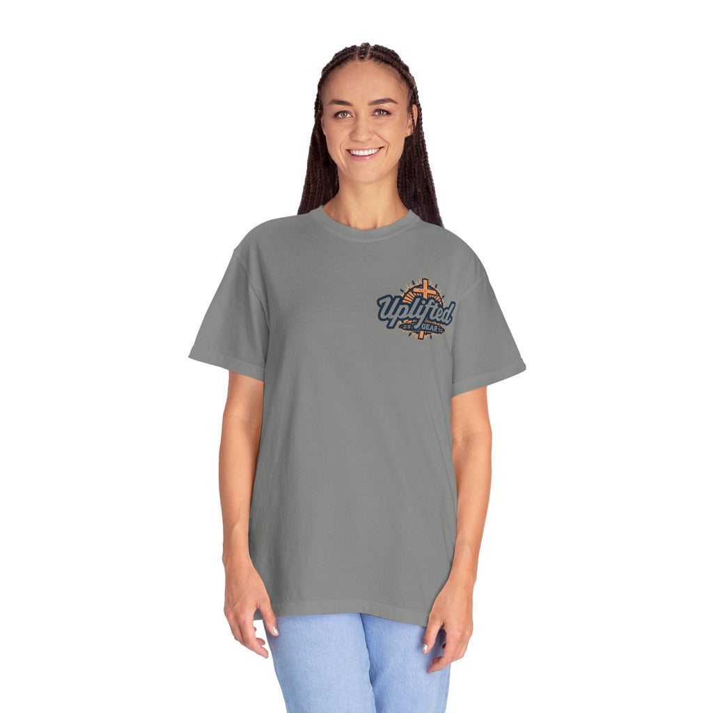 Religious Graphic Armor Of God Design - Unisex Garment-Dyed T-shirt Printify