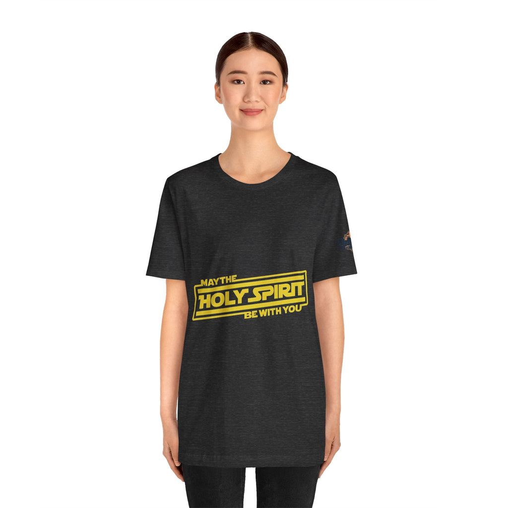 May the Holy Spirit Be With You T-shirt - Christian Star Wars Parody T-shirt Printify