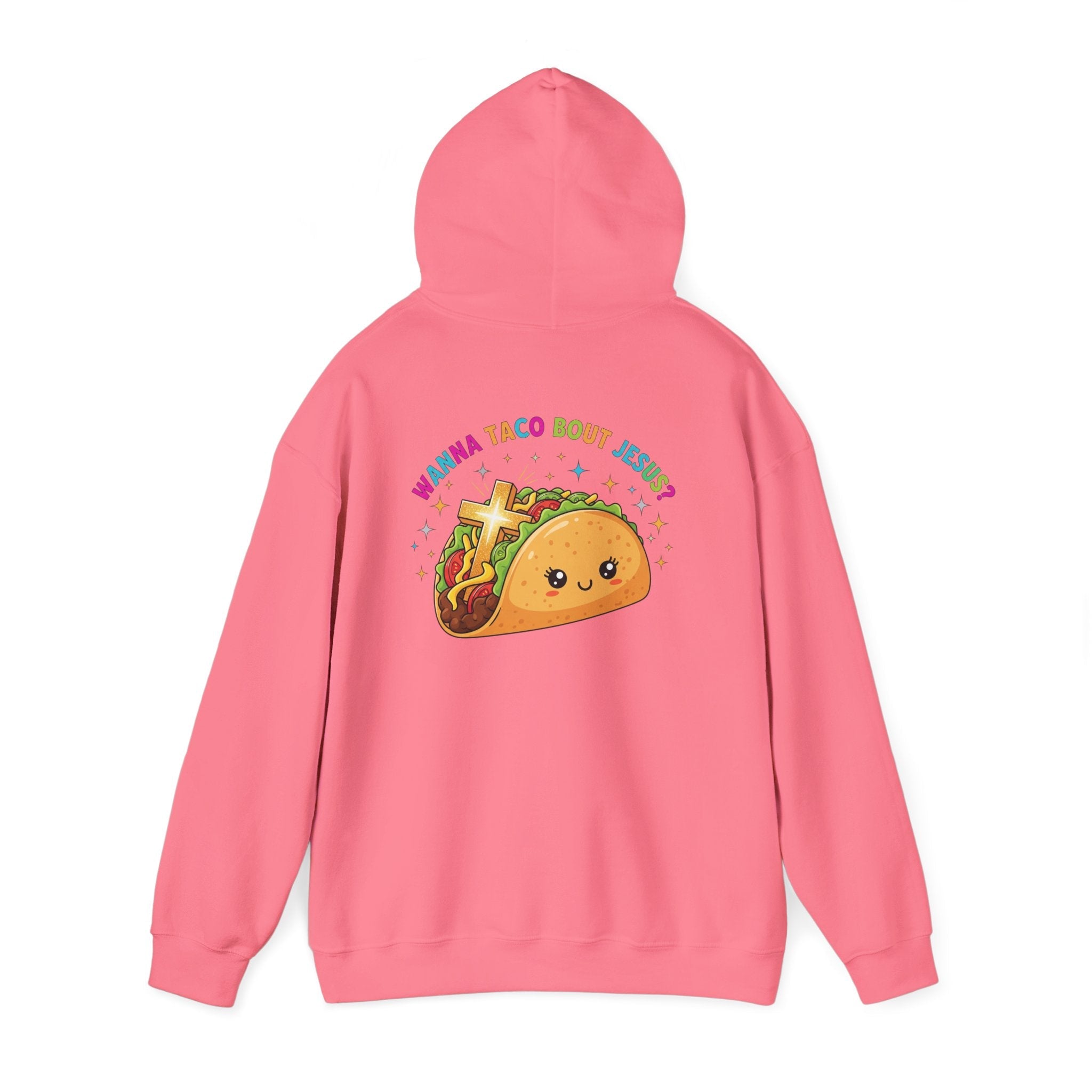 Wanna Taco 'Bout Hoodie – Cozy Christian Pun Hoodie for Faith & Fun Printify