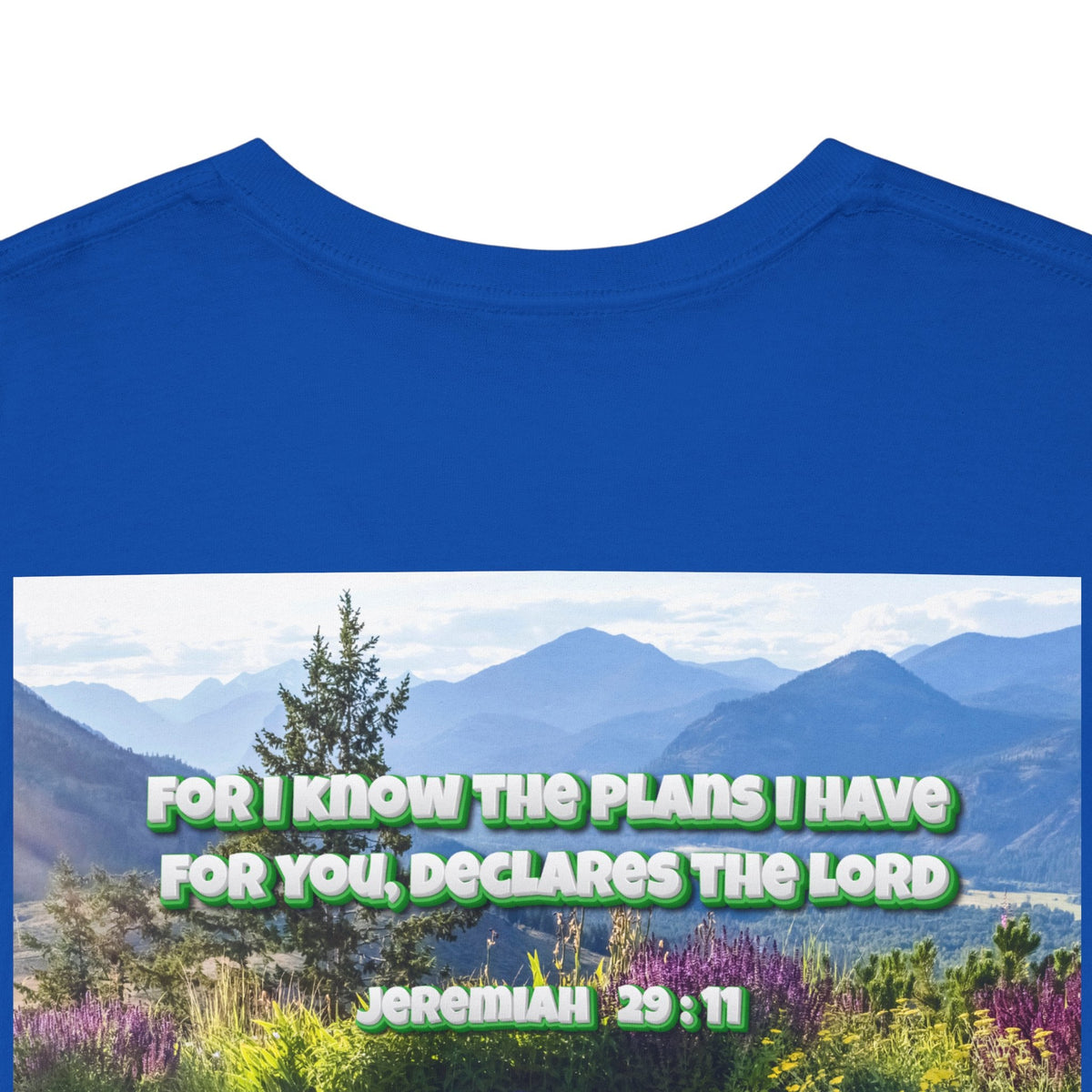 Bible Verse Unisex Tee -  Jeremiah 29 : 11 Printify