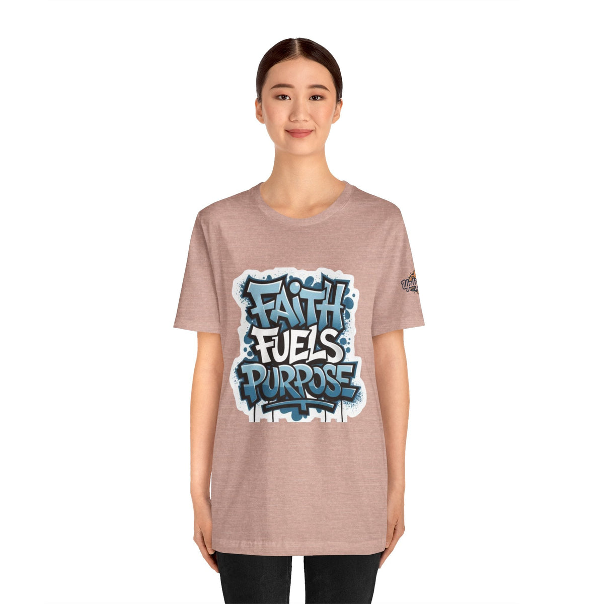 Faith Fuels Purpose T-shirt – Inspirational Christian T-shirt for Divine Drive & Unstoppable Belief Printify