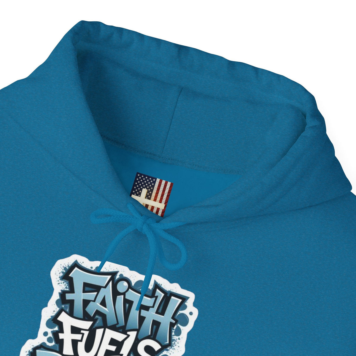 Faith Fuels Purpose Hoodie – Inspirational Christian Sweatshirt for Divine Drive & Unstoppable Belief Printify