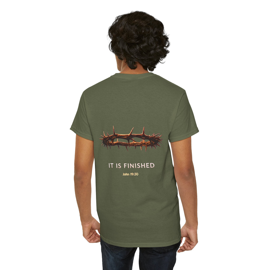 It Is Finished Crown of Thorns Tee — Christian John 19:30 Faith Shirt Printify