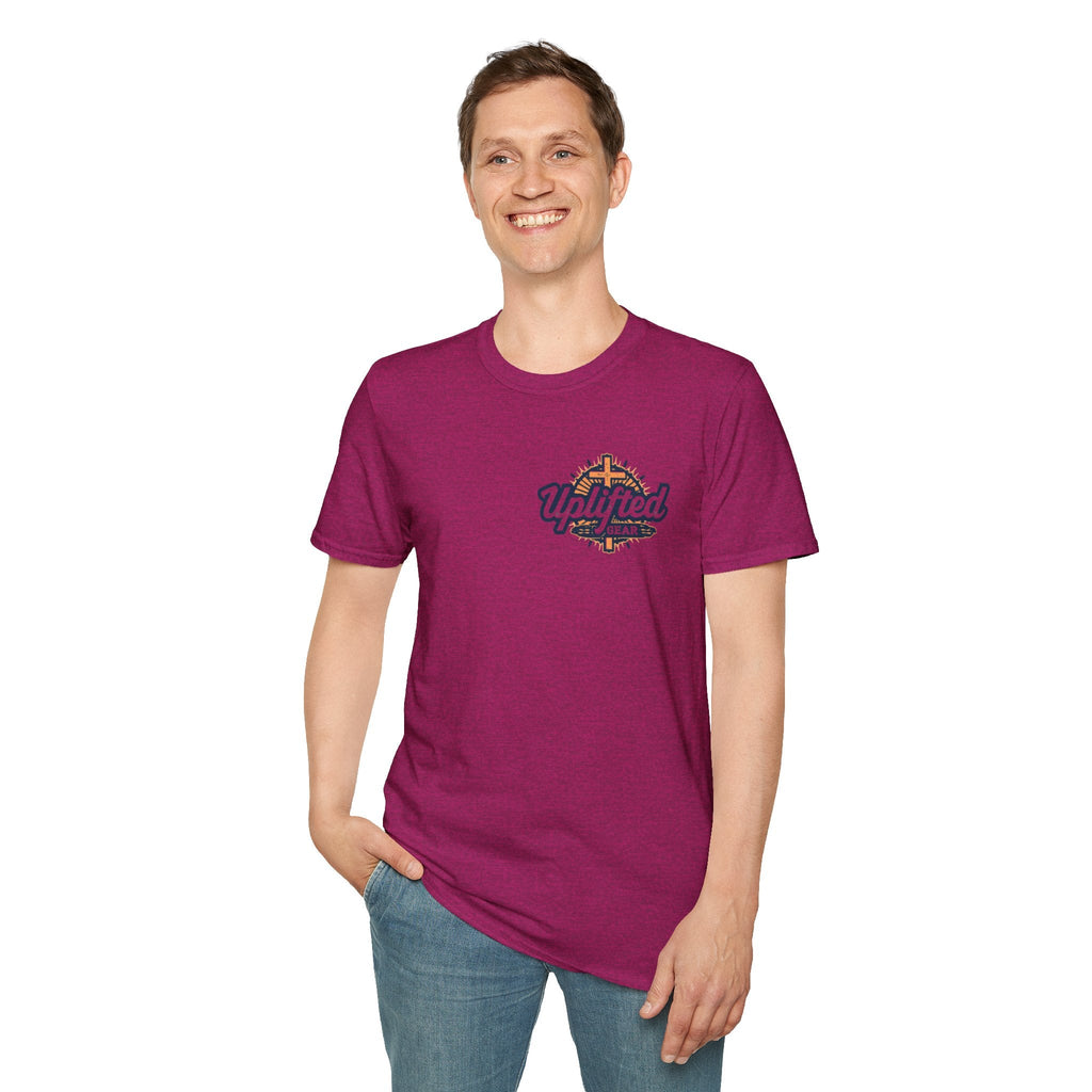 Religious Graphic Tee with Armor Of God Design - Unisex Softstyle T-Shirt Printify