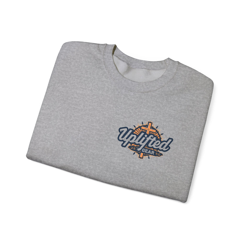 Unique Unicorn Sweatshirt – Rainbow Cross Psalm 139:14 Christian Sweatshirt for Wonderfully Made Printify