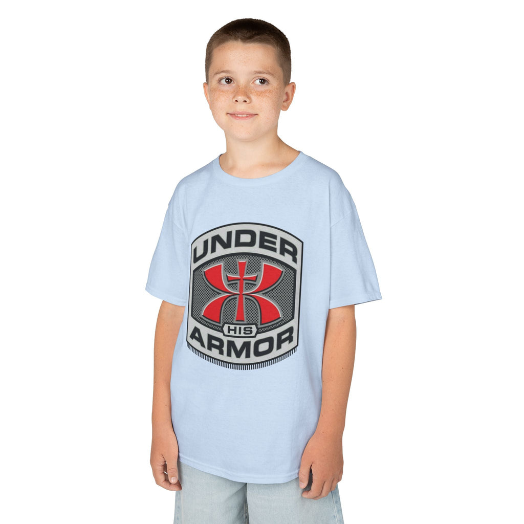 Under HIS Armor Christian T-Shirt — Faith-Inspired Under Armour Style Printify