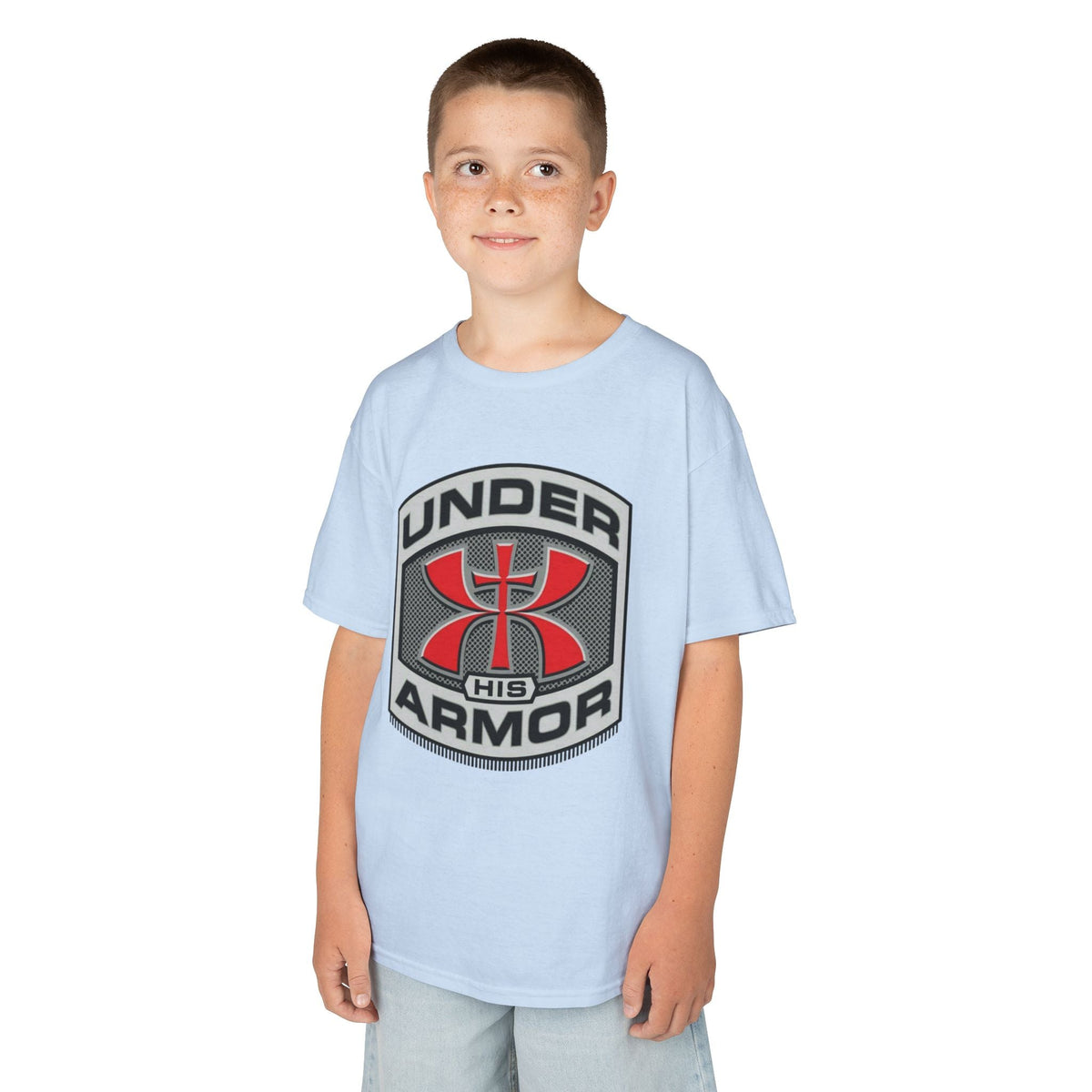 Under HIS Armor Christian T-Shirt — Faith-Inspired Under Armour Style Printify
