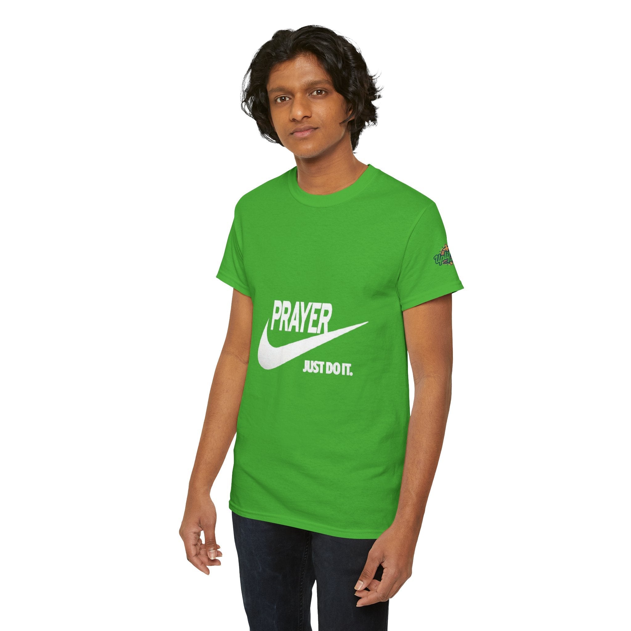 Prayer Just Do It T-shirt - Funny Christian Nike Parody T-shirt - Faith Gear Printify