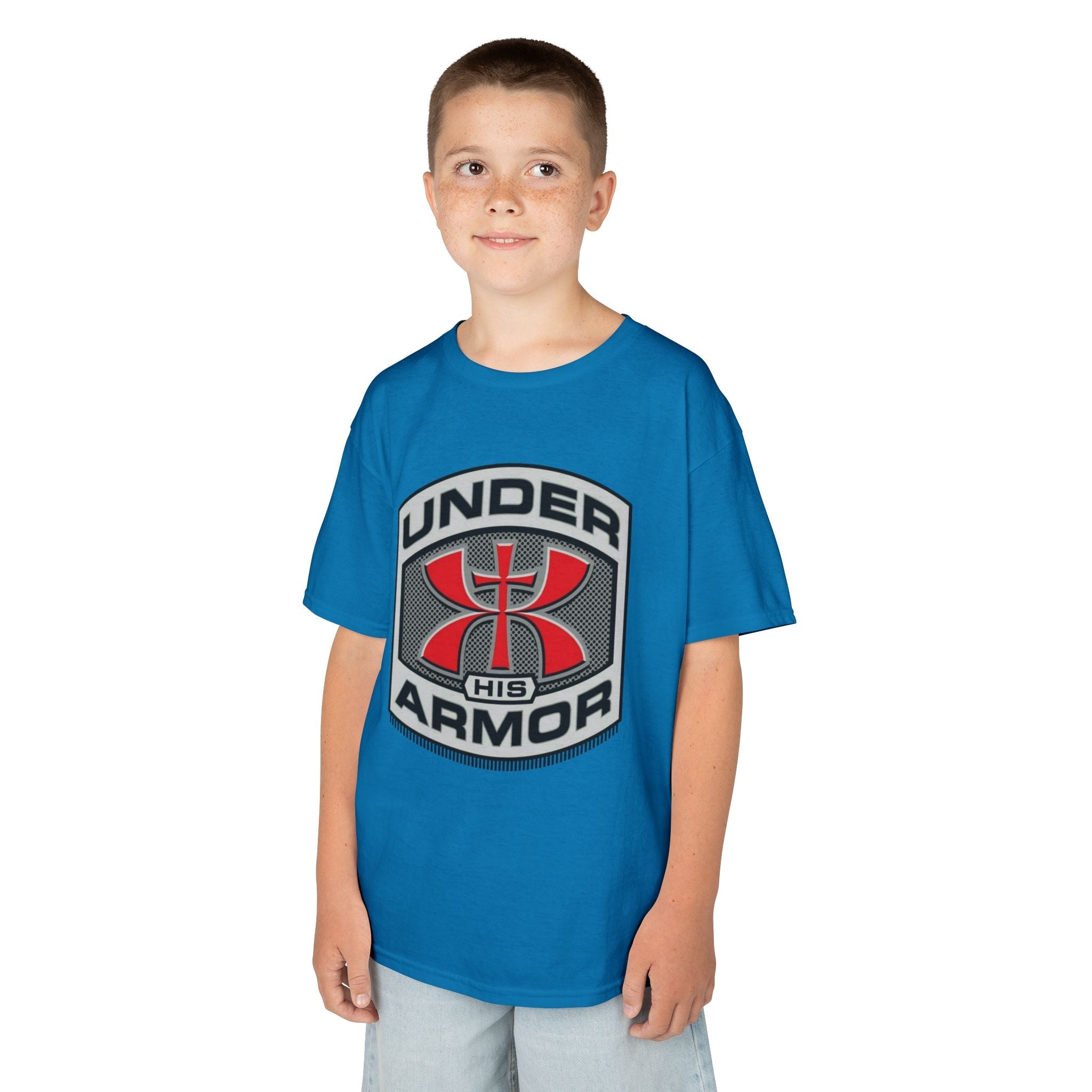 Under HIS Armor Christian T-Shirt — Faith-Inspired Under Armour Style Printify