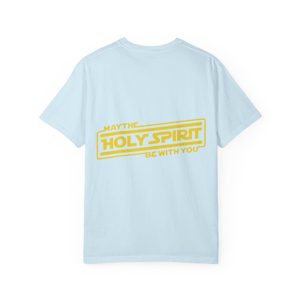 May the Holy Spirit Be With You T-shirt - Christian Star Wars Parody T-shirt Printify