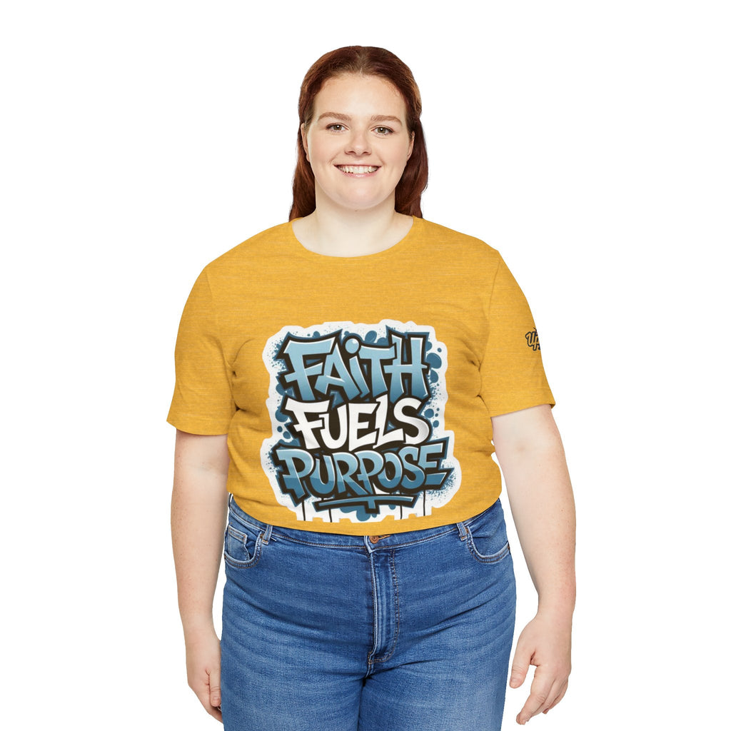 Faith Fuels Purpose T-shirt – Inspirational Christian T-shirt for Divine Drive & Unstoppable Belief Printify