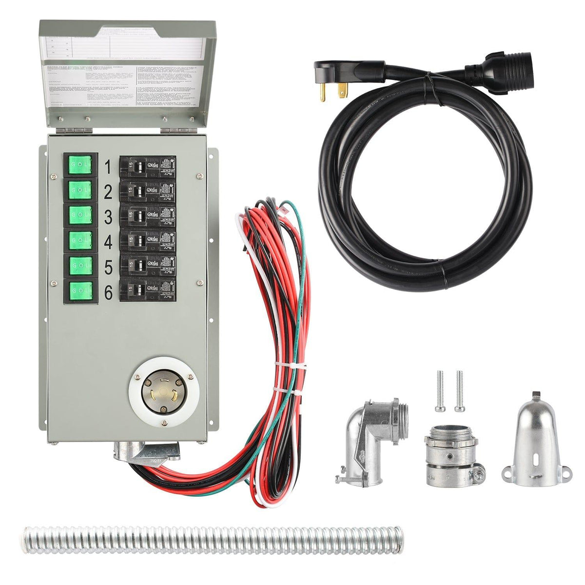 Refurbished - Nature's Generator 120V 30A 6-Circuit Manual Transfer Switch Nature's Generator