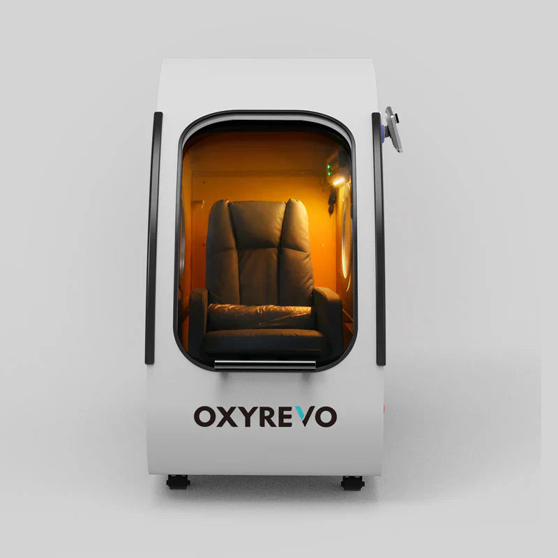 OXYREVO Space60 Premium Reclining Hyperbaric Chamber: 1.5 ATA - 2.0 ATA LifeMed USA