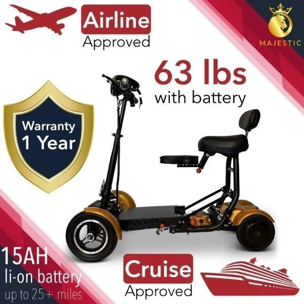 ComfyGo MS|3000 Foldable Mobility Scooter LifeMed USA