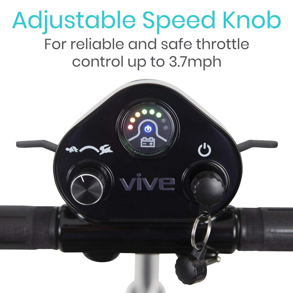 Vive Health MOB1030SLB Folding Mobility Scooter LifeMed USA