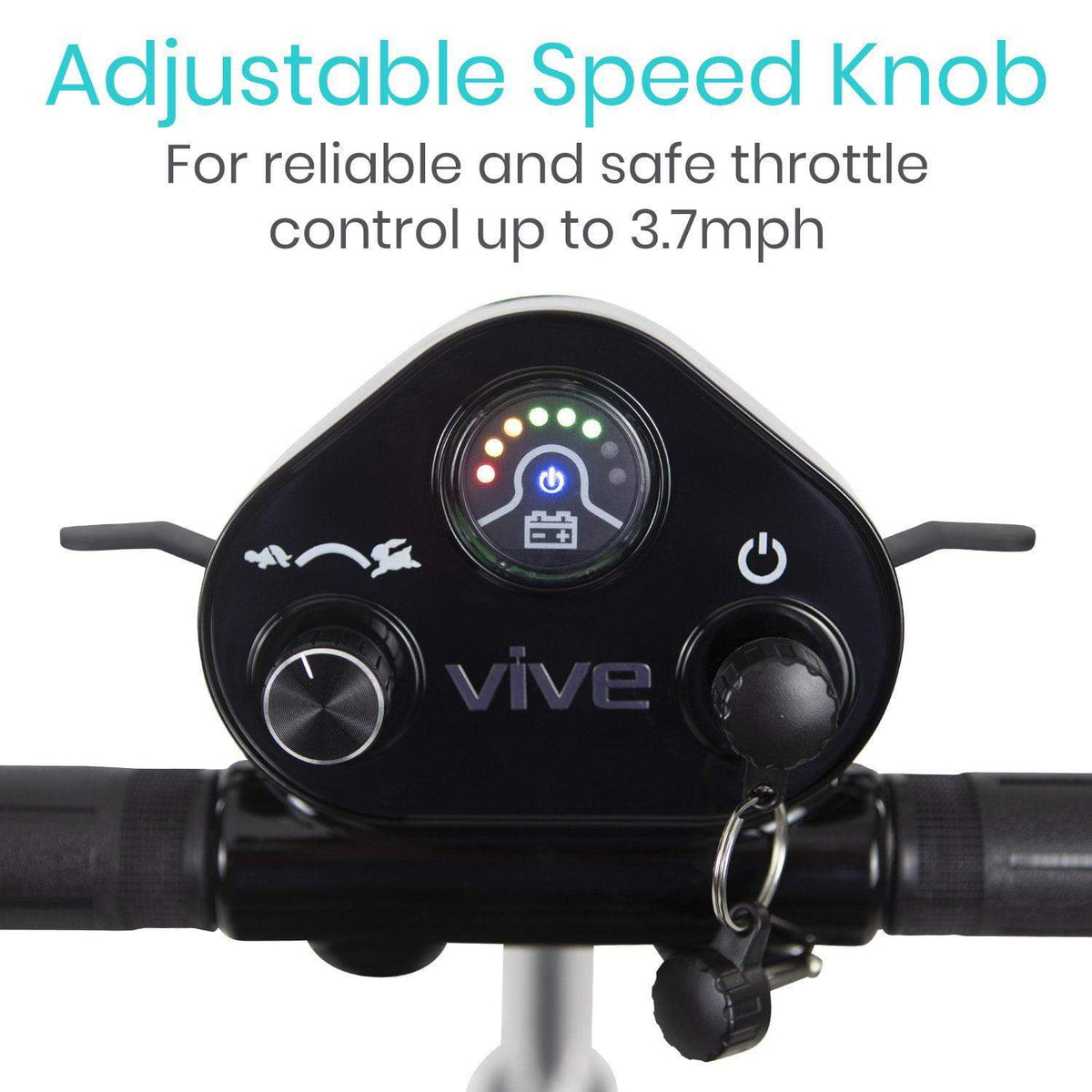 Vive Health MOB1030SLB Folding Mobility Scooter LifeMed USA