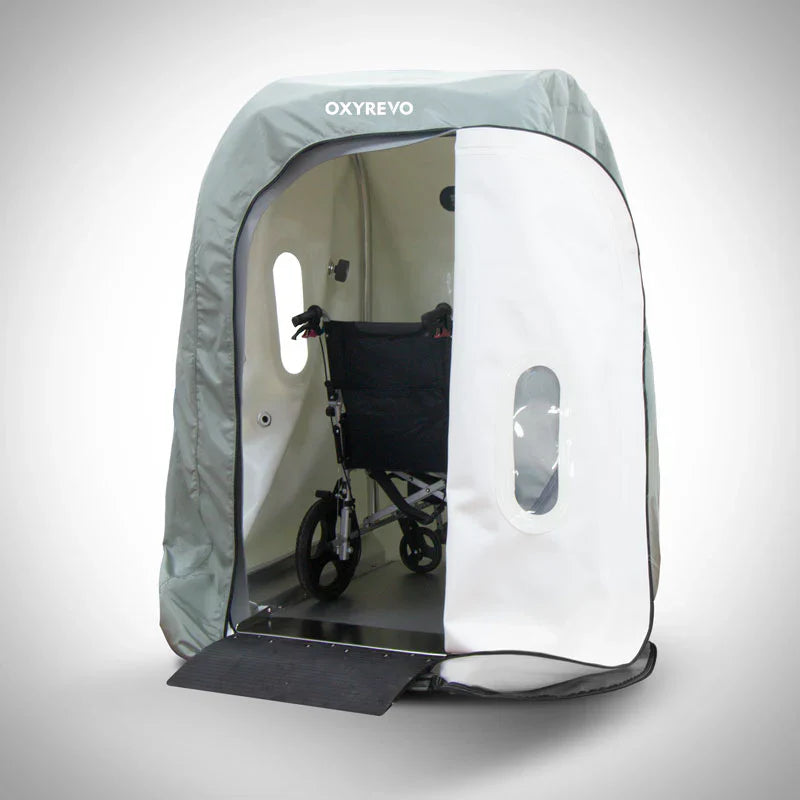 OxyRevo Wheelchair Heal 40 1.4ATA Portable Hyperbaric Chamber LifeMed USA