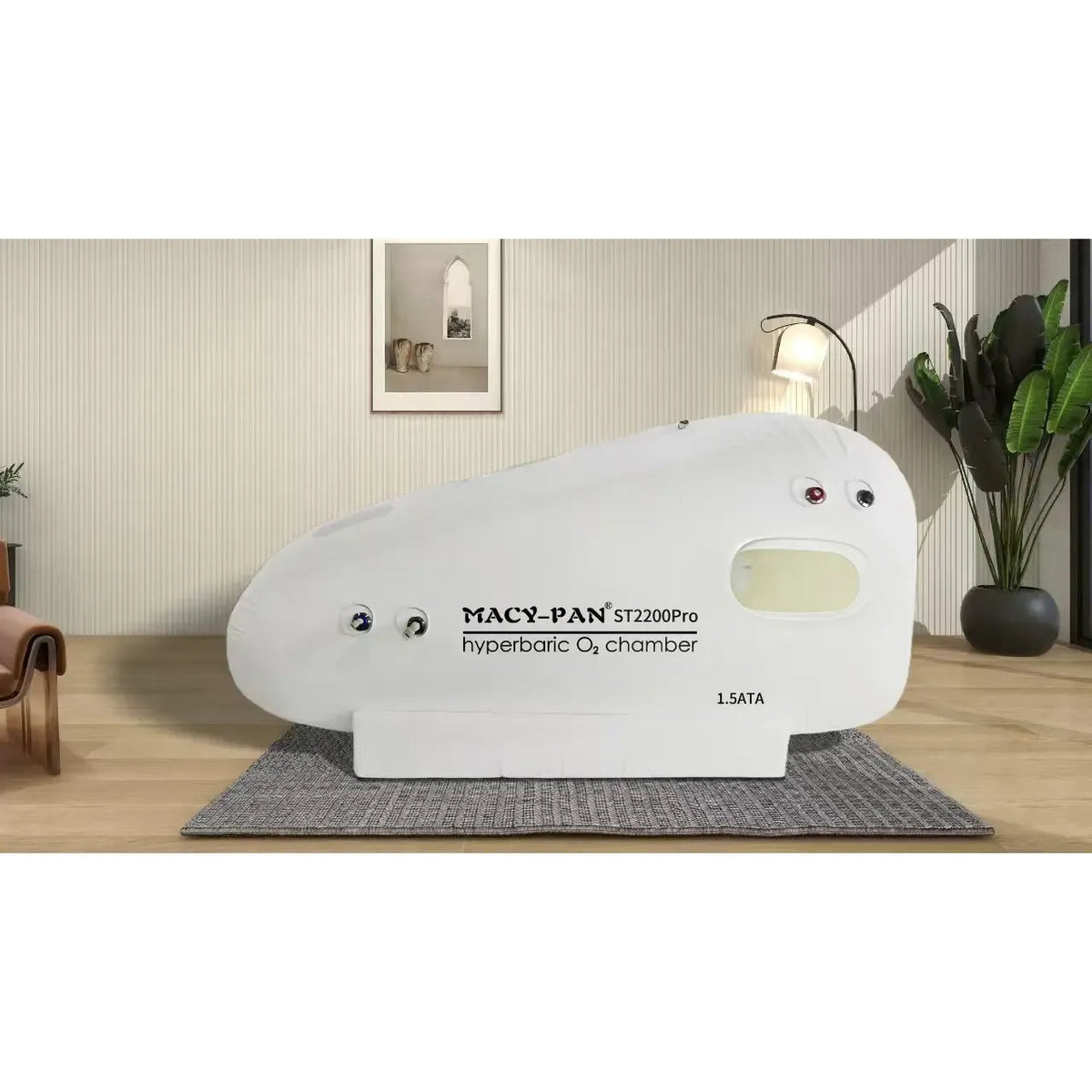 Macy Pan 1.3-1.5 ATA Portable Sitting Hyperbaric Chamber (ST2200) LifeMed USA