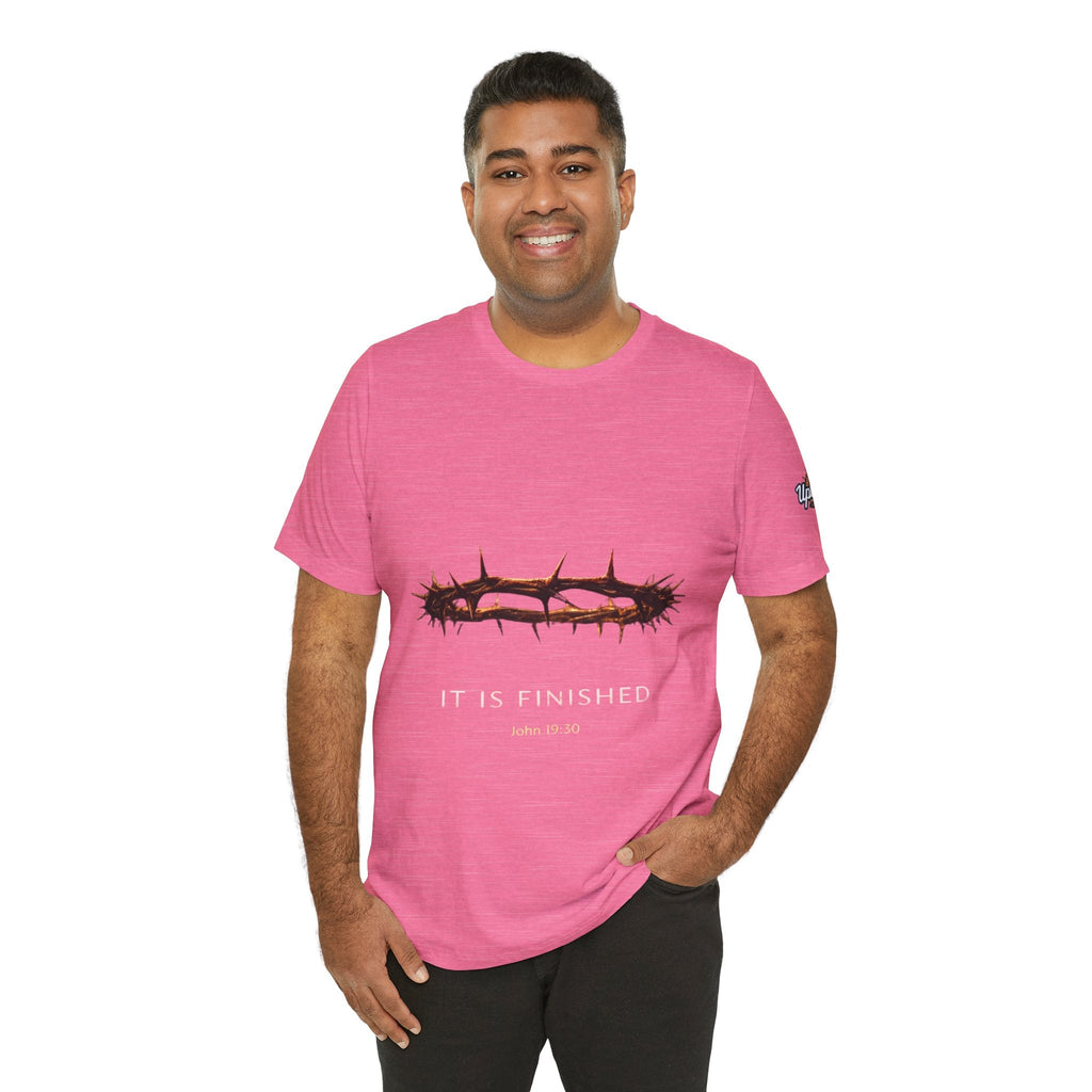It Is Finished Crown of Thorns Tee — Christian John 19:30 Faith Shirt Printify