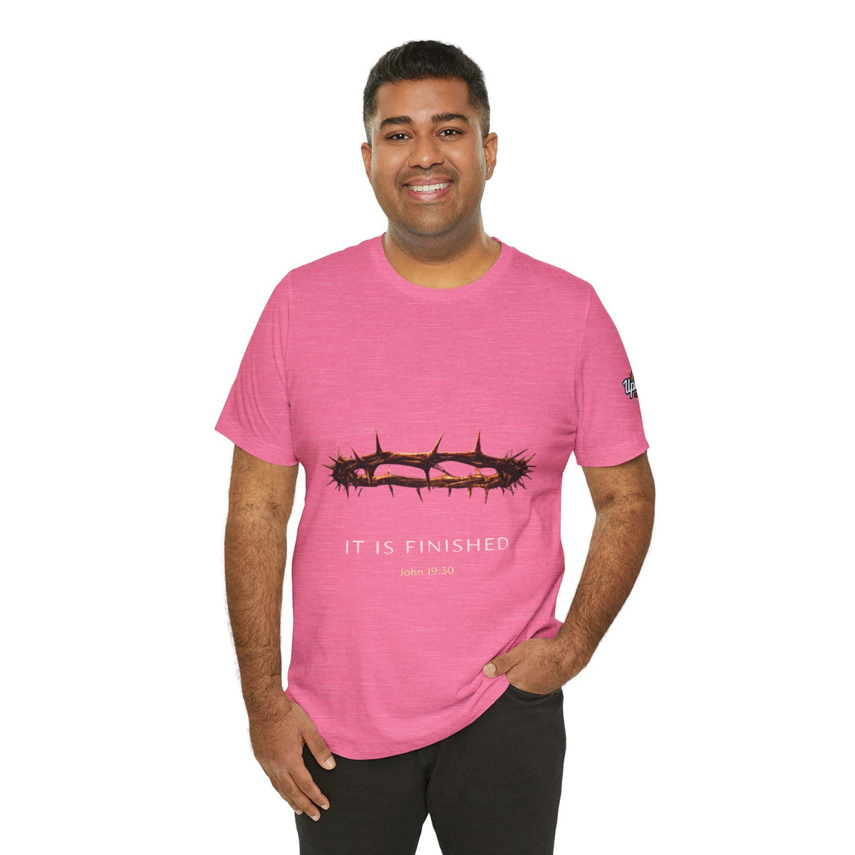 It Is Finished Crown of Thorns Tee — Christian John 19:30 Faith Shirt Printify