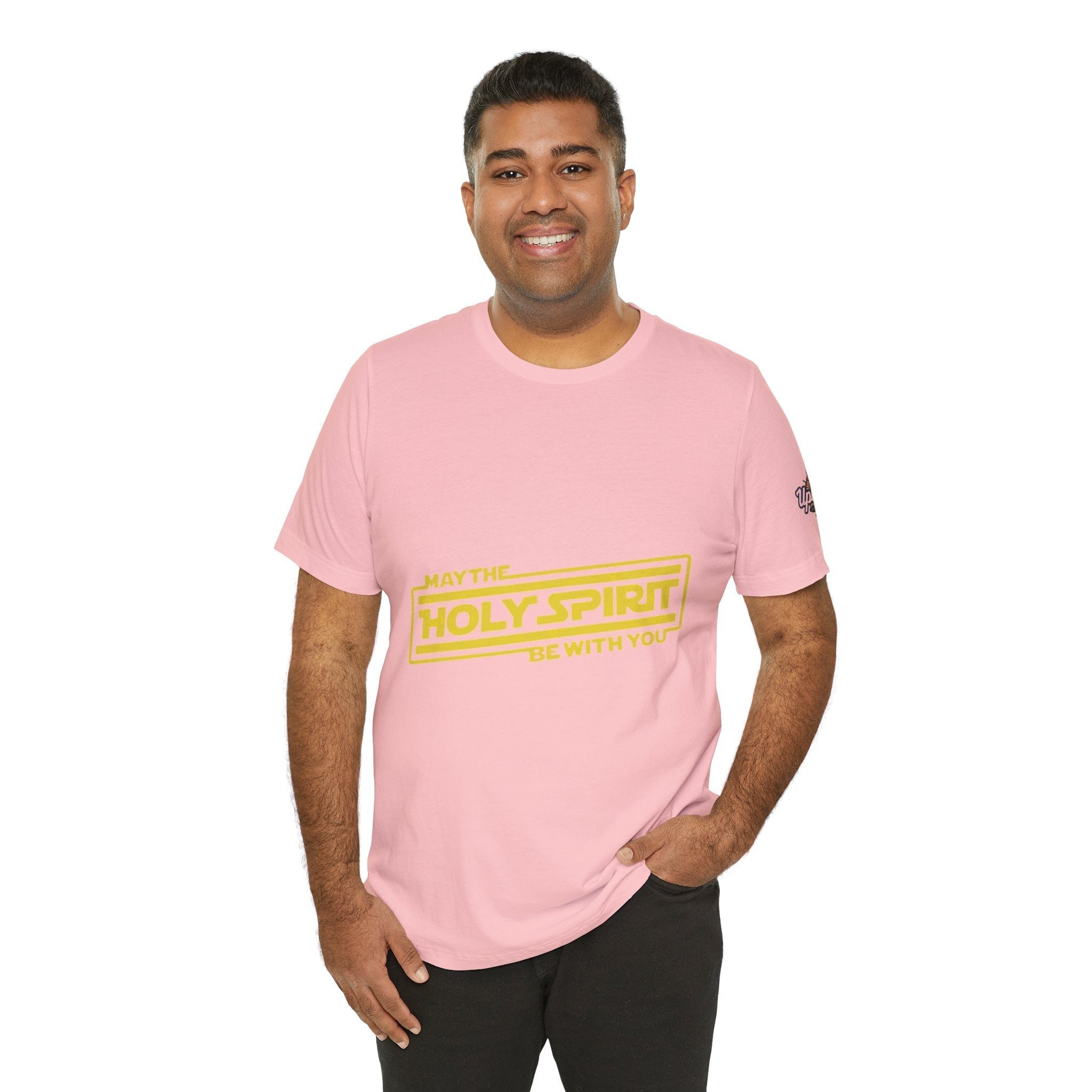 May the Holy Spirit Be With You T-shirt - Christian Star Wars Parody T-shirt Printify