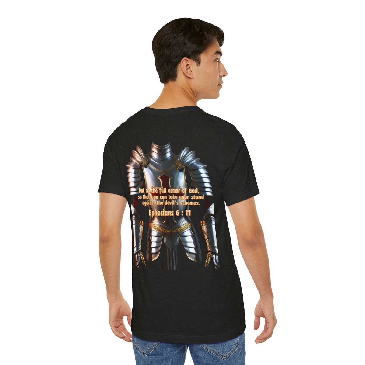 Religious Graphic Armor Of God Design - Unisex Jersey Short Sleeve Tee Printify