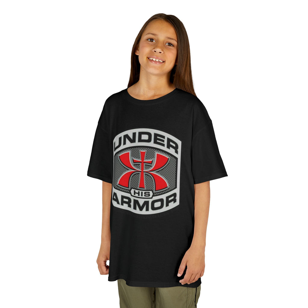 Under HIS Armor Christian T-Shirt — Faith-Inspired Under Armour Style Printify