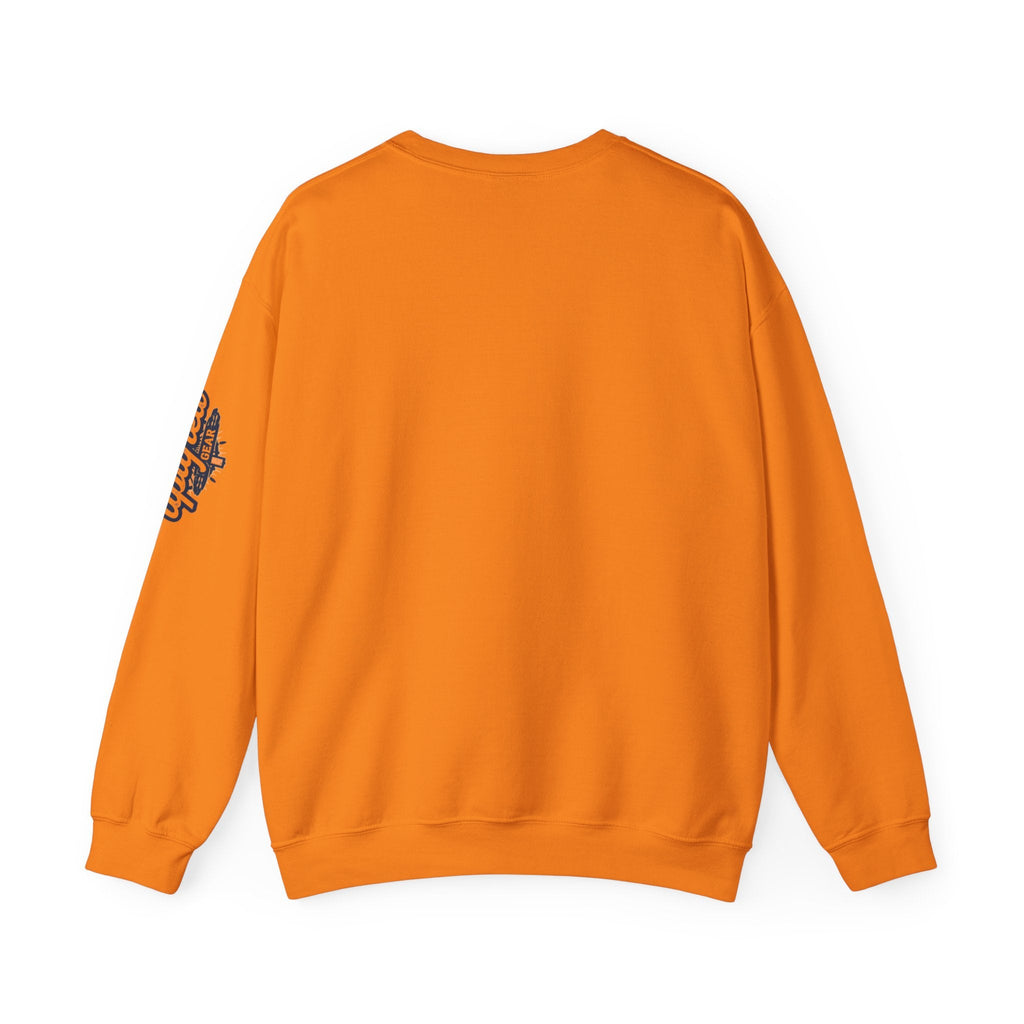 Jesus Saves Sweatshirt – 3 Nails Crucifix Cross Christian Sweatshirt for Redemption Faith & Bold Salvation Printify