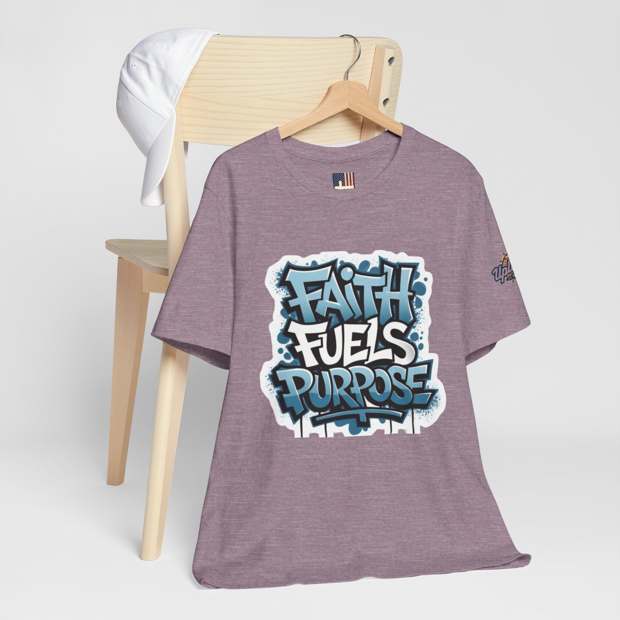 Faith Fuels Purpose T-shirt – Inspirational Christian T-shirt for Divine Drive & Unstoppable Belief Printify