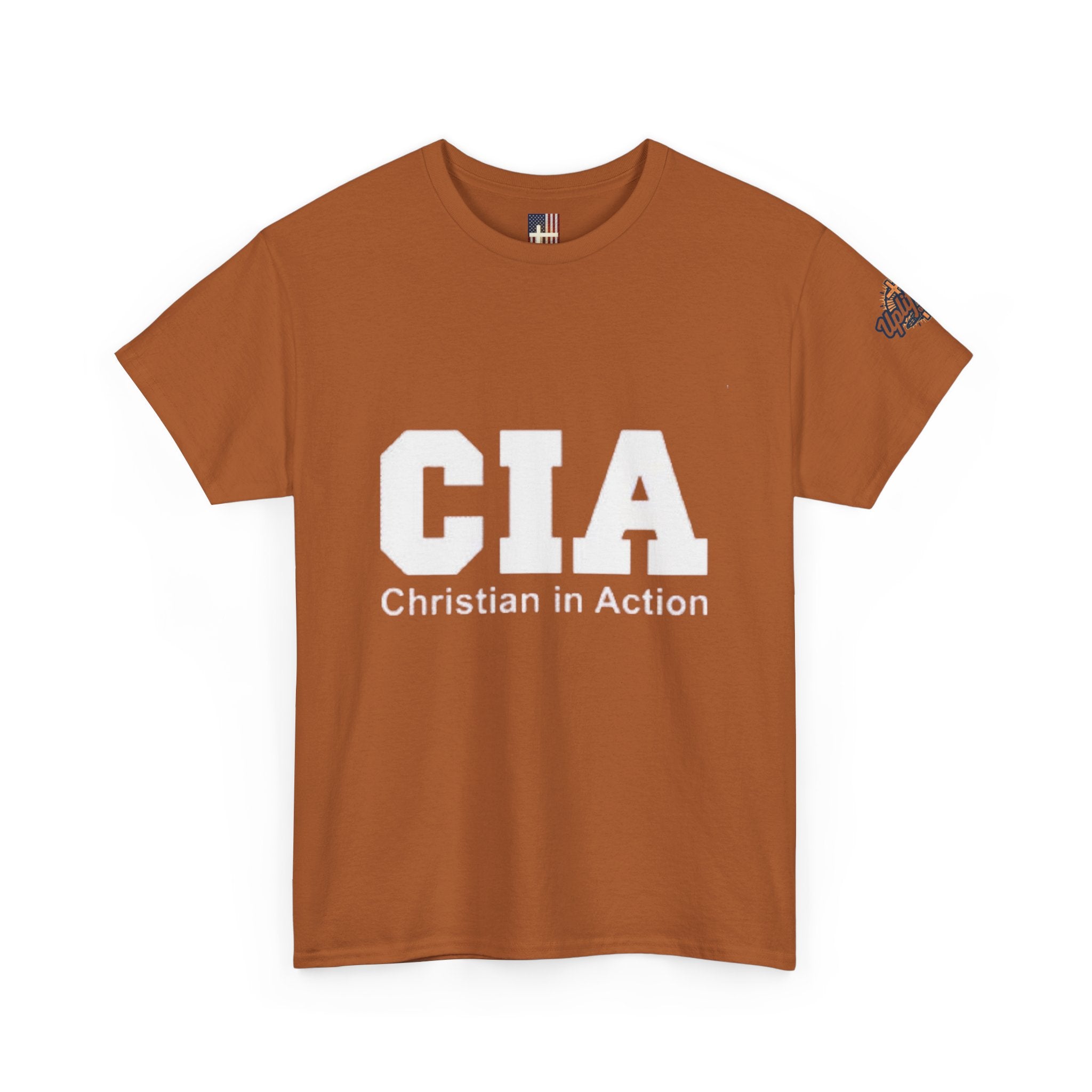 CIA Christian in Action T-shirt - Funny Faith Parody T-shirt - Mission Ready Apparel Printify