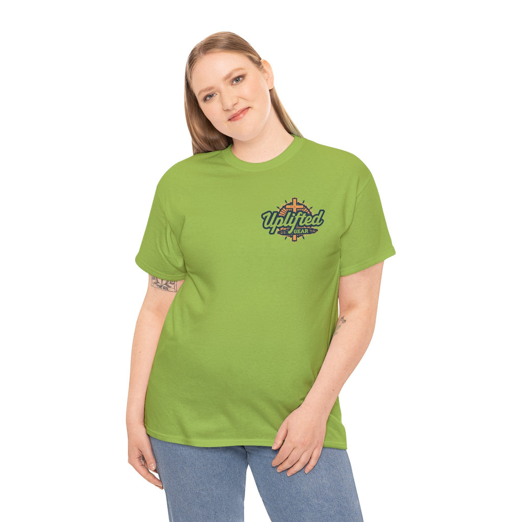 Trust in The Lord Proverbs 3:5-6 Biblical Design Unisex Heavy Cotton Tee Printify