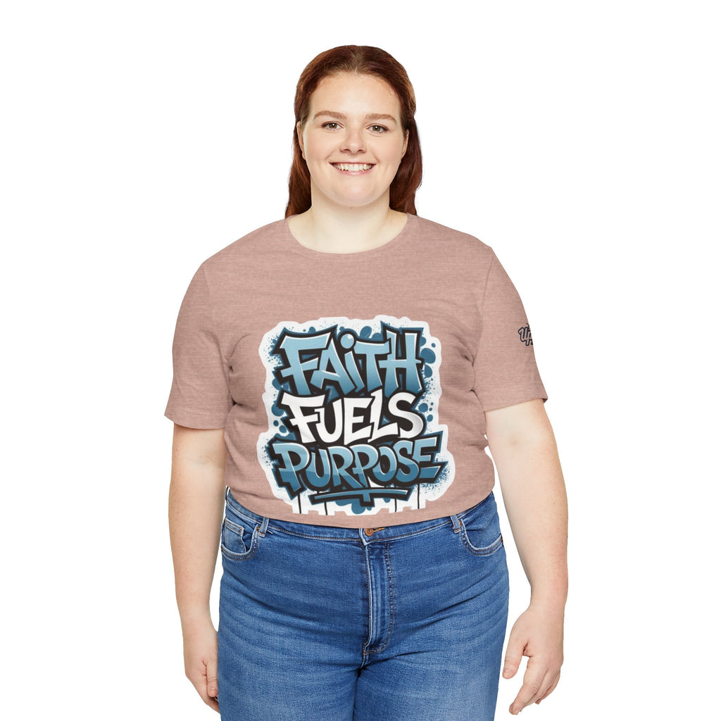 Faith Fuels Purpose T-shirt – Inspirational Christian T-shirt for Divine Drive & Unstoppable Belief Printify