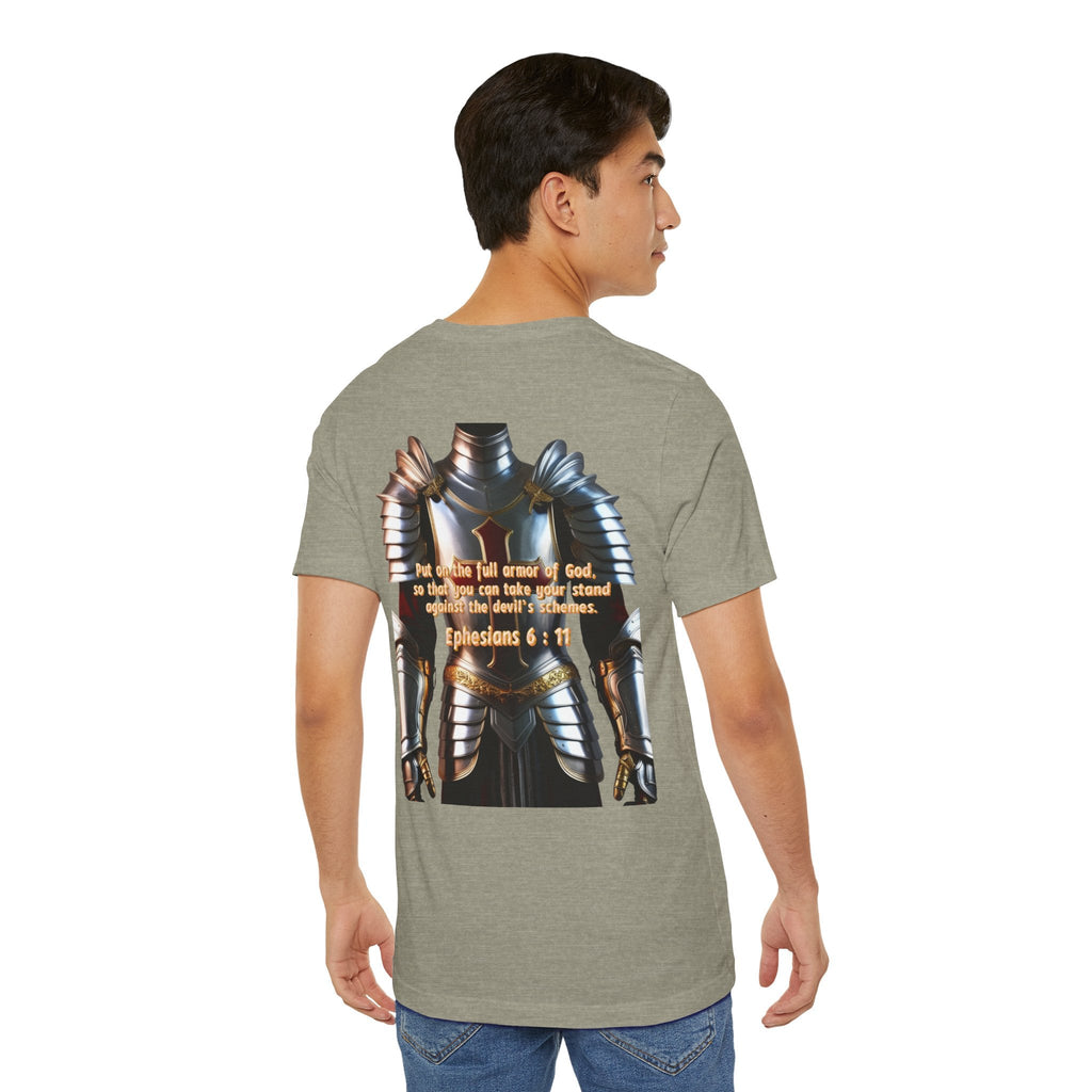 Religious Graphic Armor Of God Design - Unisex Jersey Short Sleeve Tee Printify