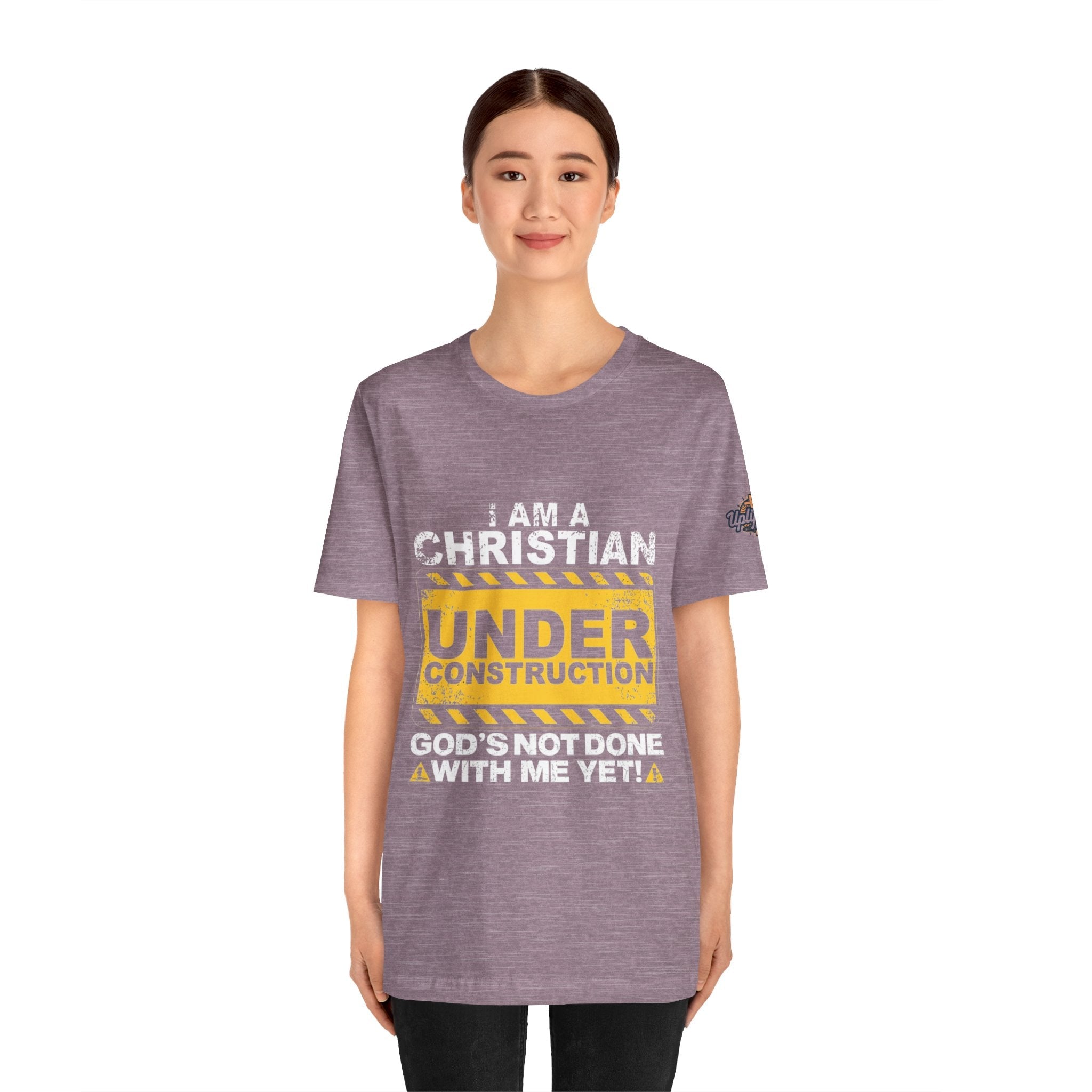 Christian Under Construction T-shirt | God Is Not Done With Me Yet T-shirt Printify
