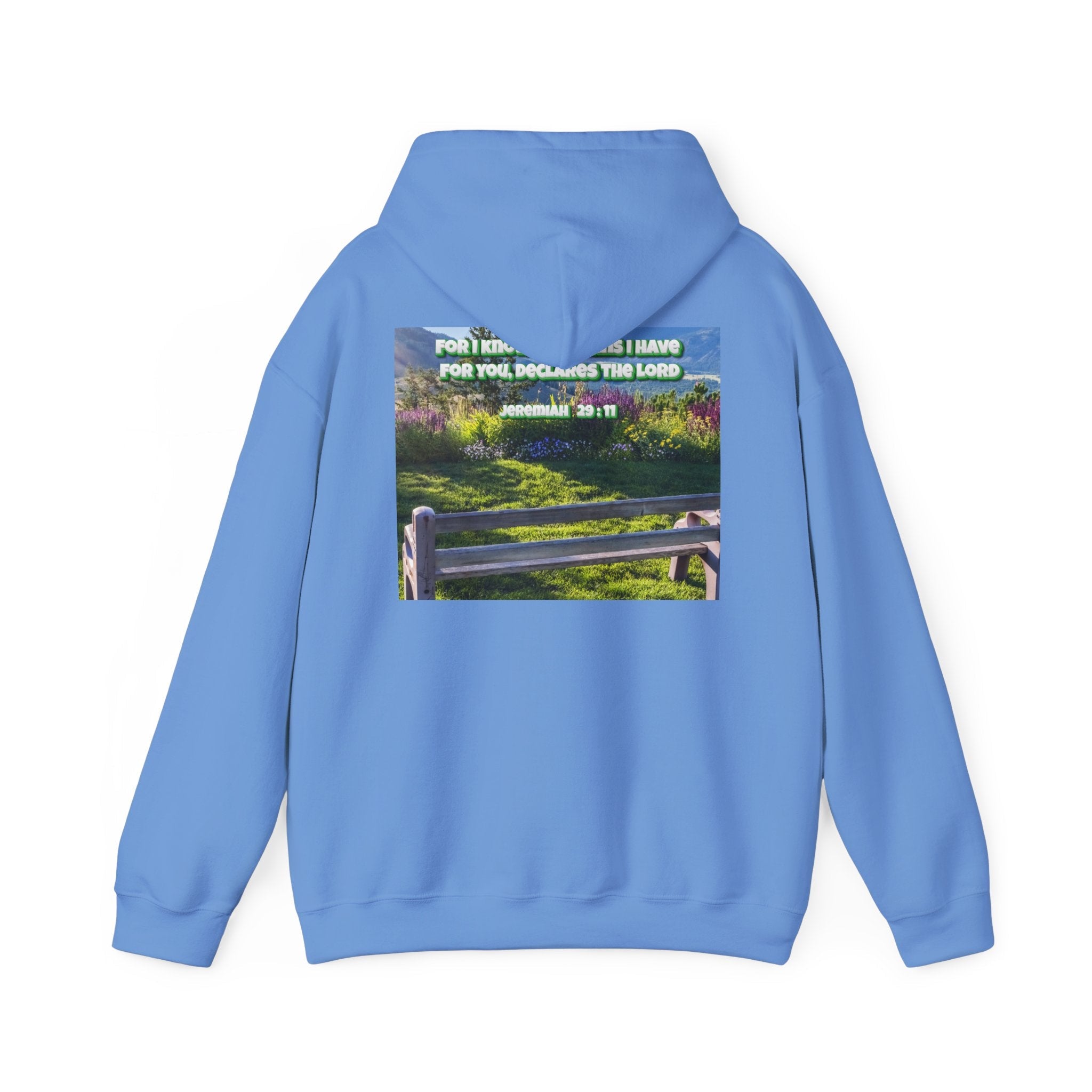 Bible Verse Unisex Heavy Blend™ Hooded Sweatshirt - Jeremiah 29 : 11 Printify