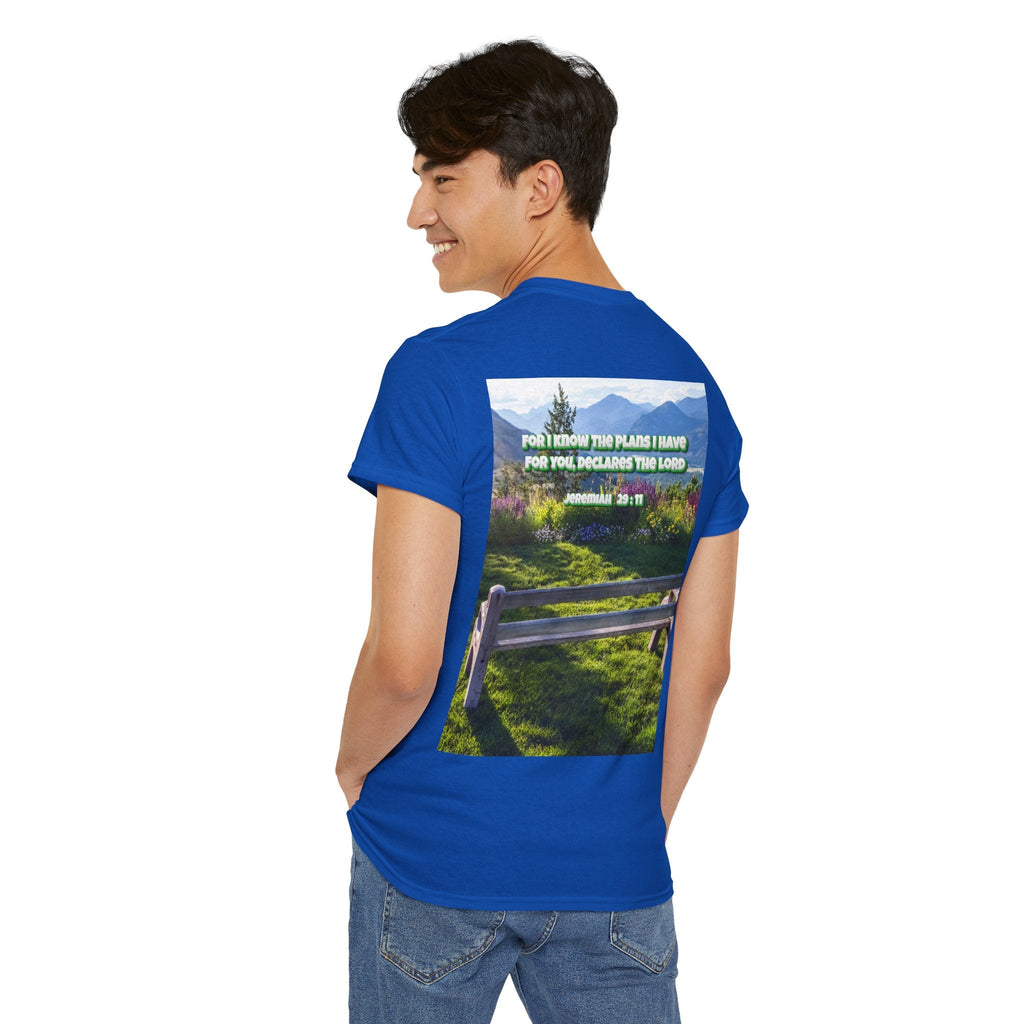 Bible Verse Unisex Tee -  Jeremiah 29 : 11 Printify