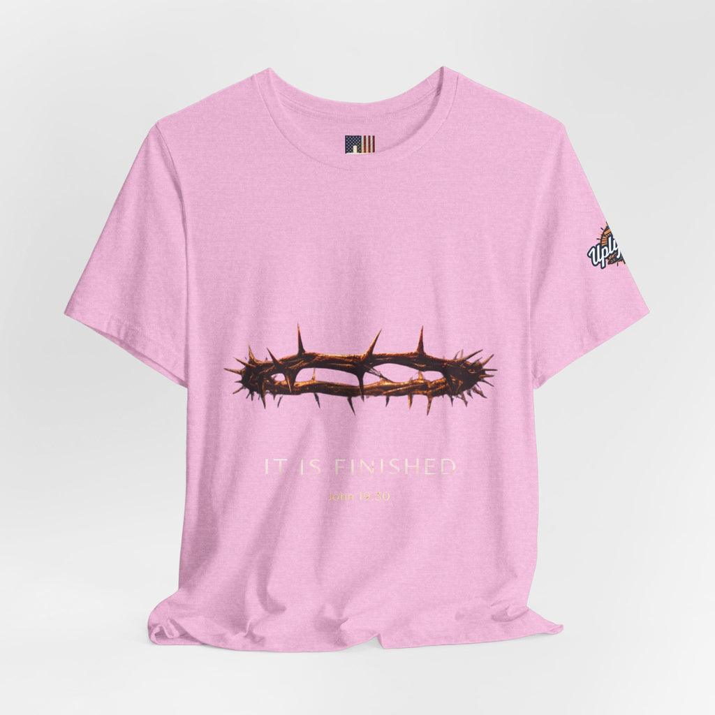 It Is Finished Crown of Thorns Tee — Christian John 19:30 Faith Shirt Printify
