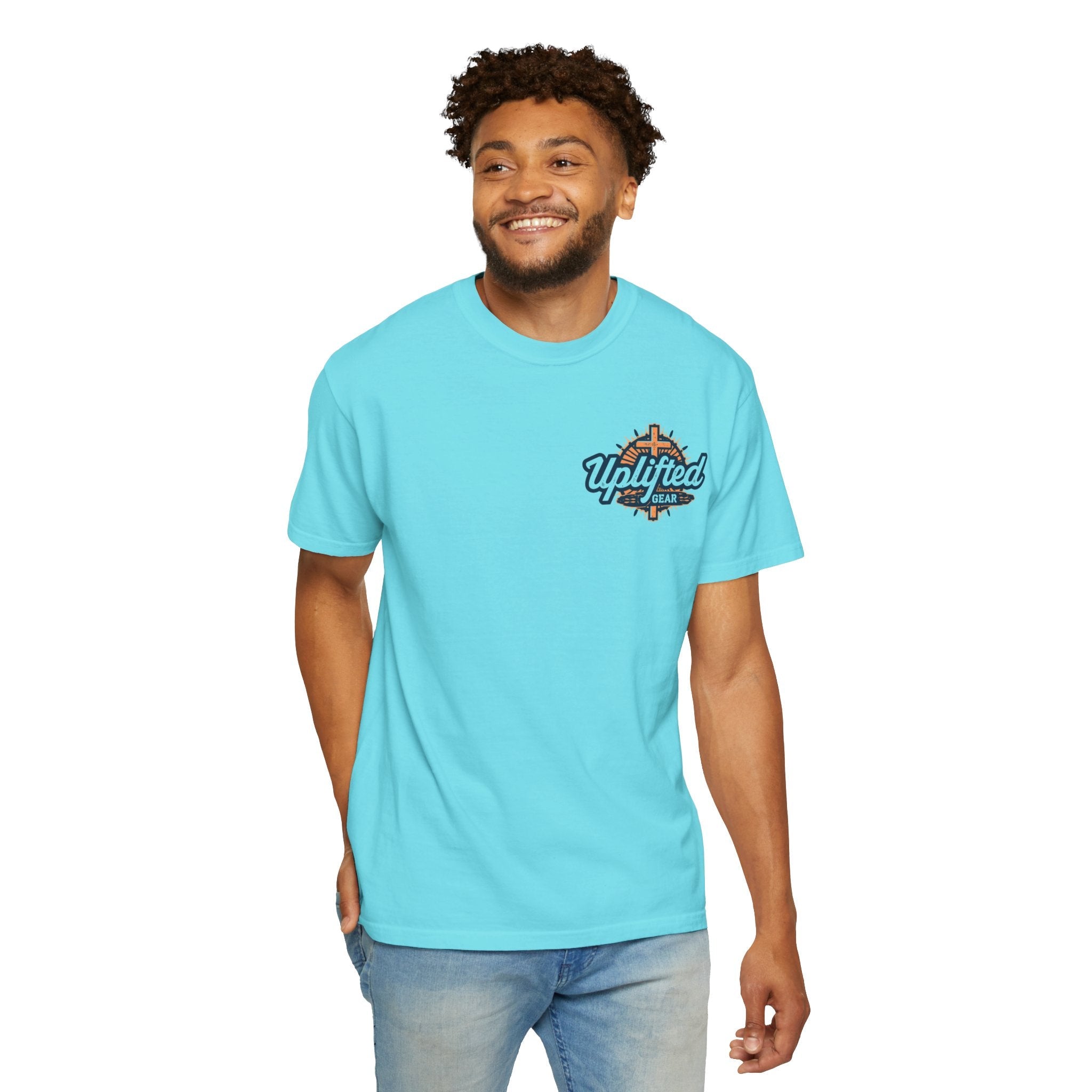 Jesus is King T-Shirt – Bold Christian Faith Tee with Crown & Cross for Eternal Reign Printify