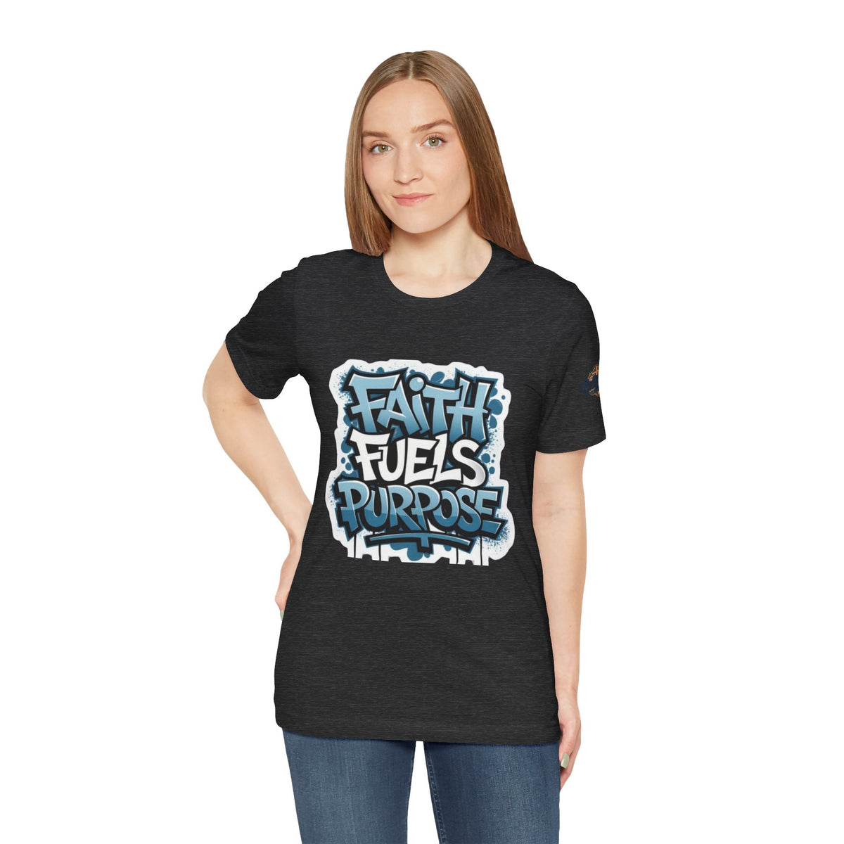 Faith Fuels Purpose T-shirt – Inspirational Christian T-shirt for Divine Drive & Unstoppable Belief Printify