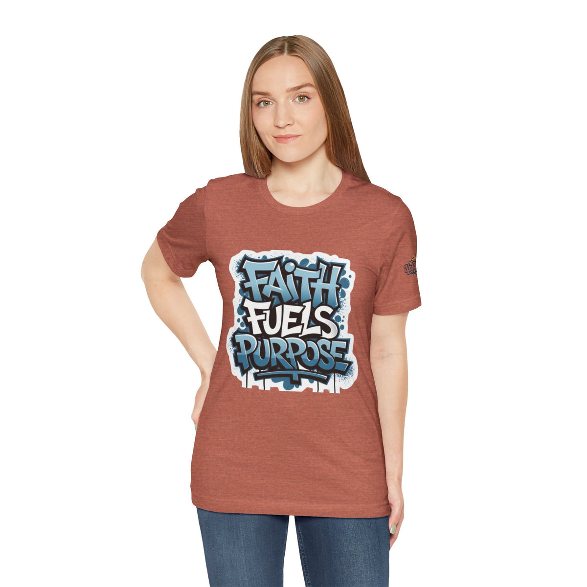 Faith Fuels Purpose T-shirt – Inspirational Christian T-shirt for Divine Drive & Unstoppable Belief Printify