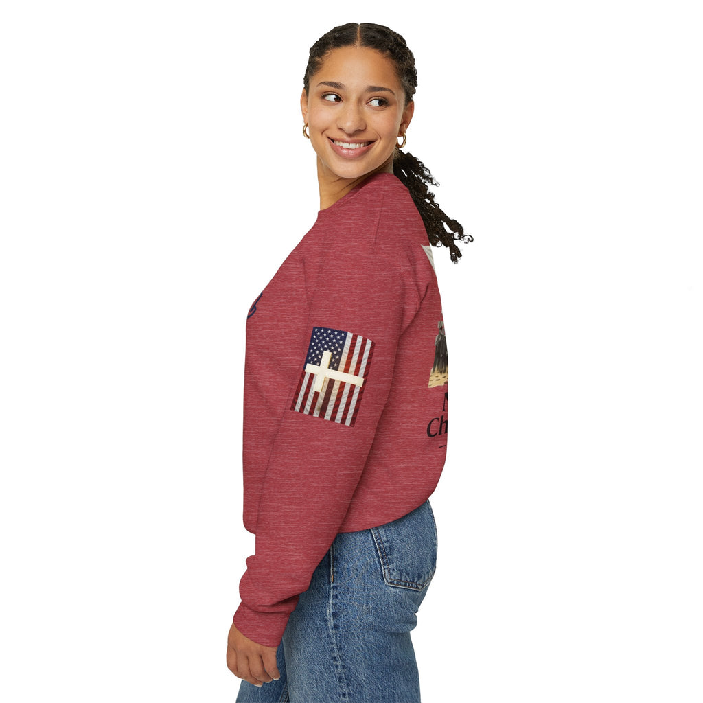 No Kings? Christ is King Sweatshirt – Bold Christian Hoodie for Sovereign Faith Printify