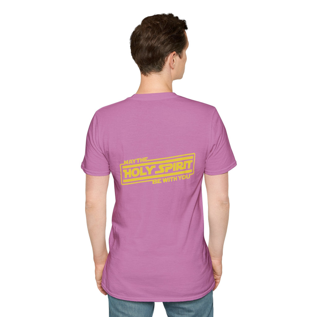 May the Holy Spirit Be With You T-shirt - Christian Star Wars Parody T-shirt Printify