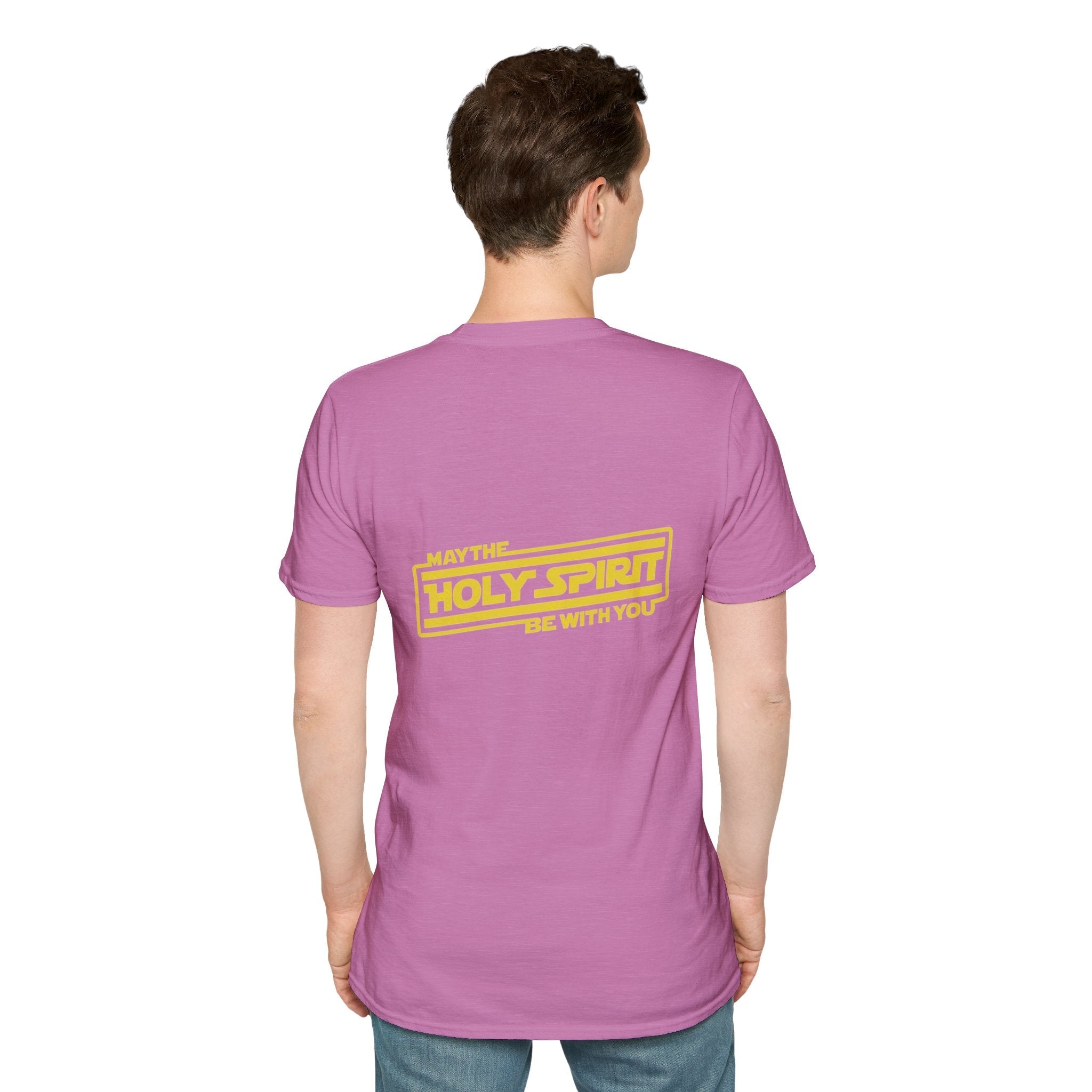 May the Holy Spirit Be With You T-shirt - Christian Star Wars Parody T-shirt Printify