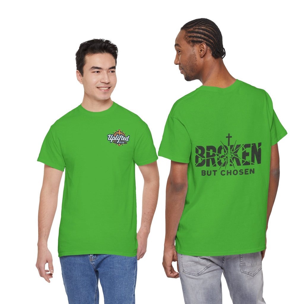 Broken But Chosen T-Shirt — Inspirational Faith Graphic Tee Printify
